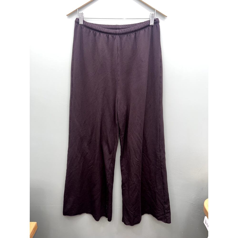 Offline by Aerie Wide Leg Lounge Pants Medium Brown Modal Stretch Pull On